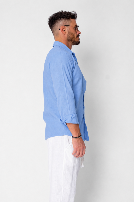 Camasa din 100% In Blue New [2]