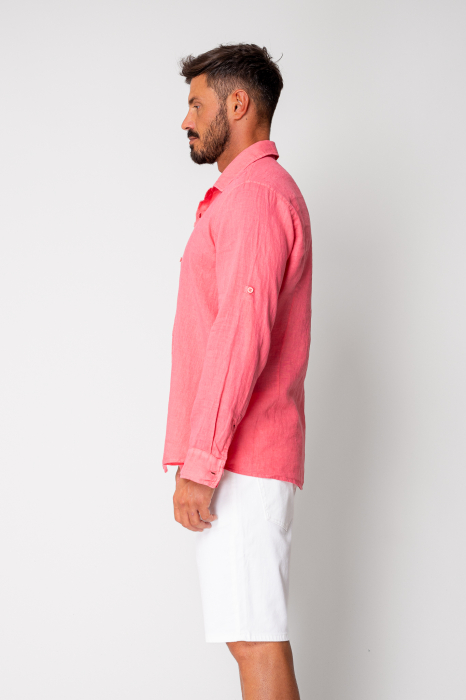 Camasa din 100% In Coral [4]