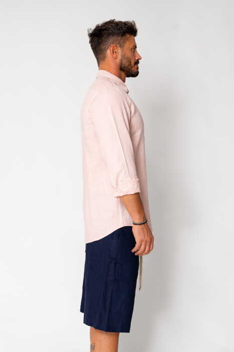 Linen Men shirt Rose Quartz New [2]