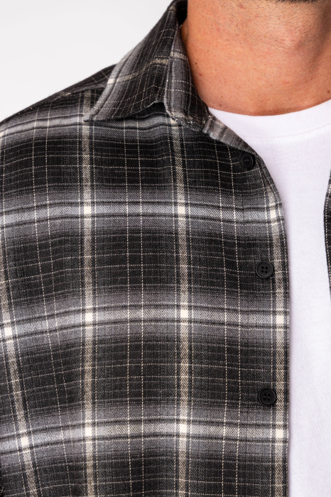 Plaid shirt Black [4]