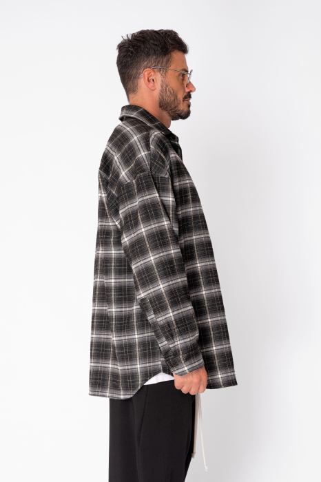 Plaid shirt Black [2]