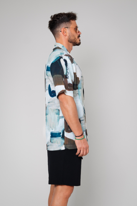 Shirt short sleeve Blue [2]