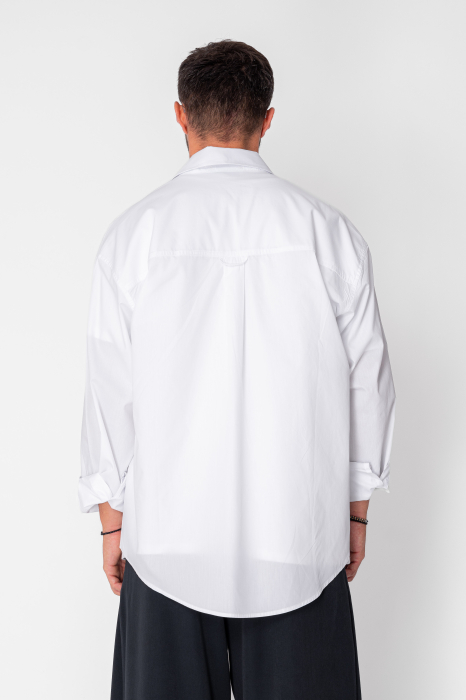 Oversized Cotton Shirt White [4]