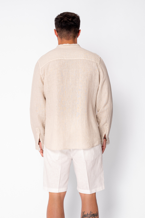 Camasa tip tunica 100% In Beige [3]