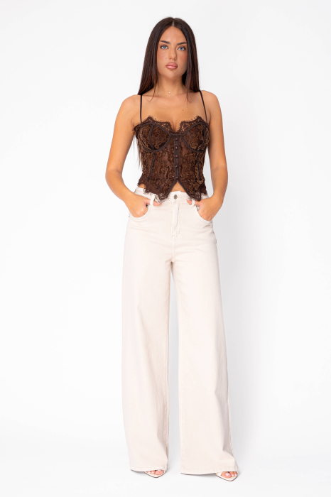 Brown lace corset [4]