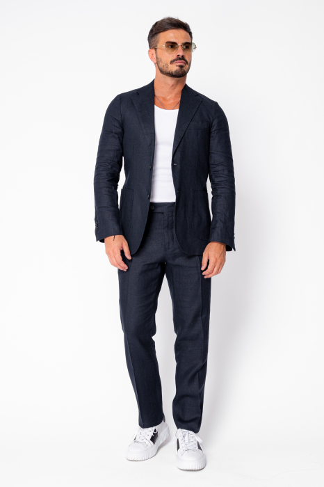 100% IN suit with jacket and long pants Navy [2]