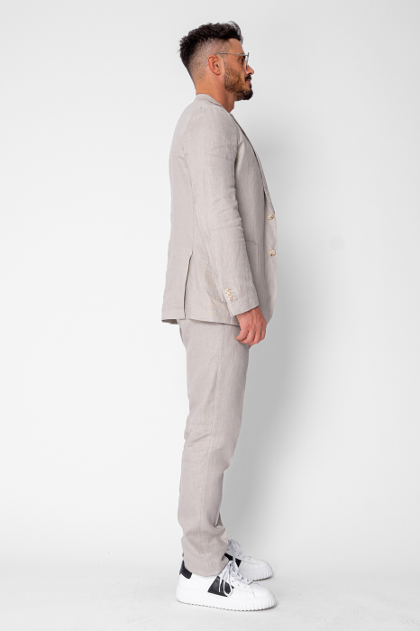 100% IN suit with jacket and long pants Taupe [2]