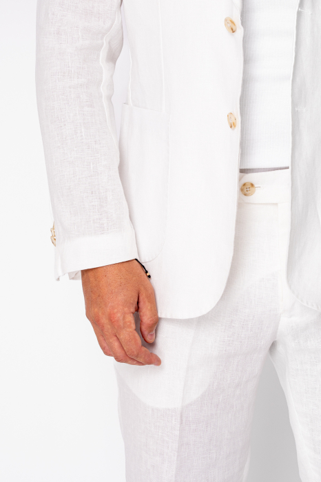 100% IN suit with jacket and long pants White [5]