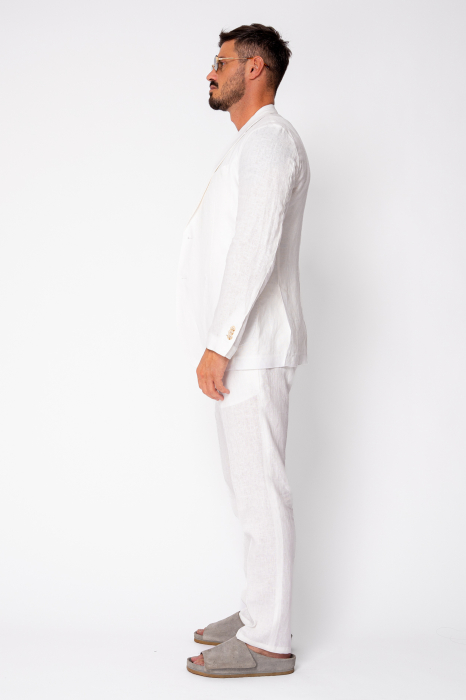 100% IN suit with jacket and long pants White [3]