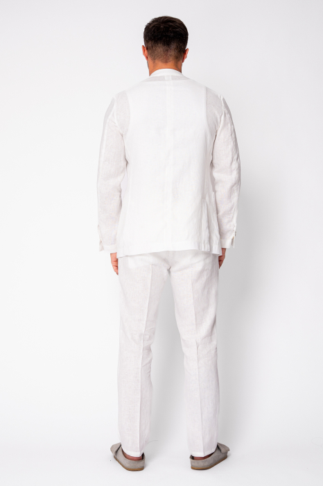 100% IN suit with jacket and long pants White [4]