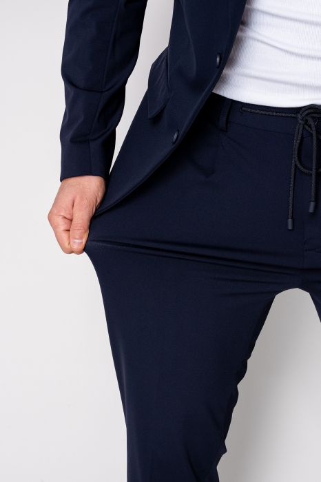 Costum Flex sacou si pantalon lung Navy [3]