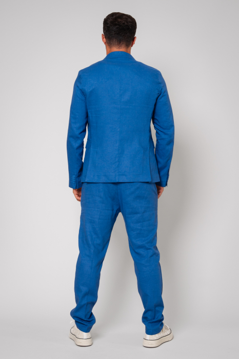 Costum Ralph din IN sacou si pantalon lung Blue Royal [3]
