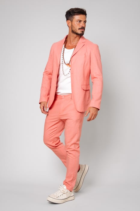 Costum Ralph din IN sacou si pantalon lung Rose Quartz [2]
