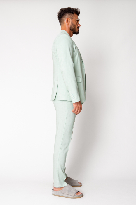 Ralph linen jacket and long pants suit Mint New [3]