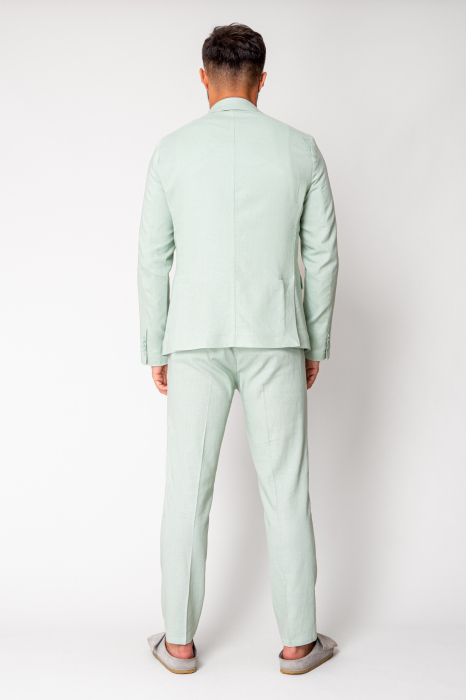 Ralph linen jacket and long pants suit Mint New [4]