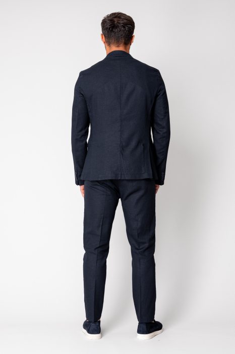 Ralph linen jacket and long pants suit Navy New [4]