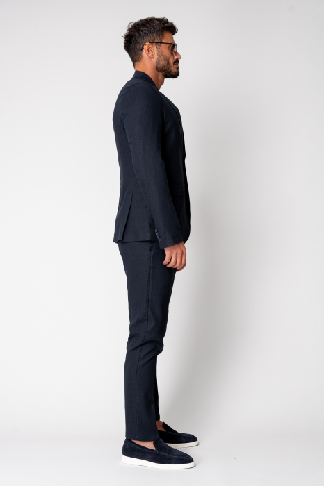 Ralph linen jacket and long pants suit Navy New [3]