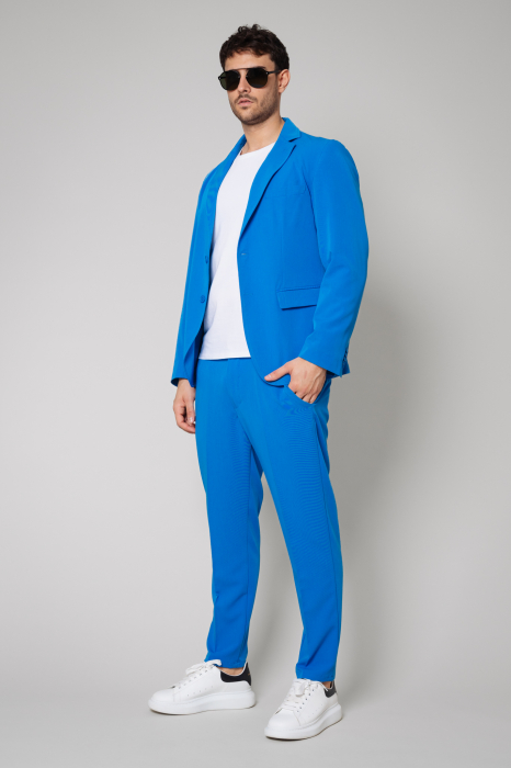 Costum sacou si pantalon lung Royal Blue [2]
