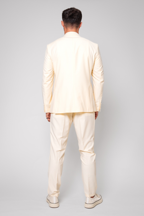 Jacket and long pants suit Cream [4]