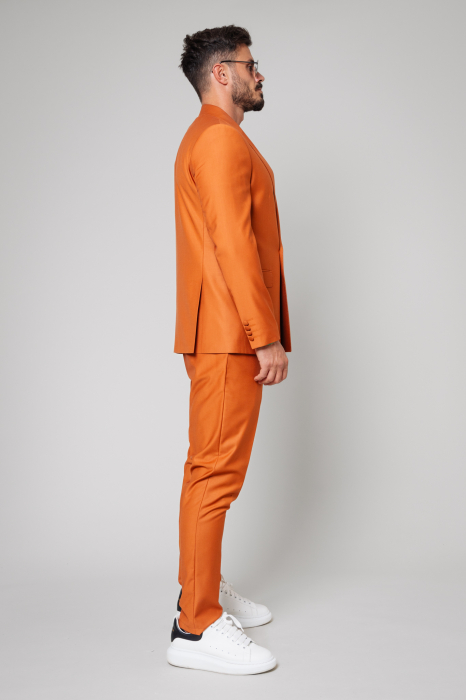 Jacket and long pants suit Brown [2]