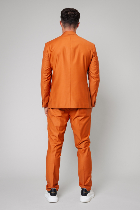 Jacket and long pants suit Brown [3]