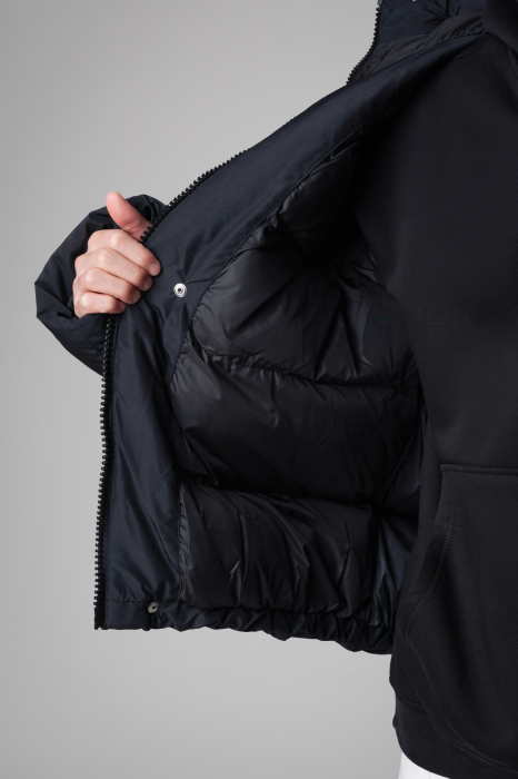 Geaca cu fermoar si gluga Huge Oversized Black [5]