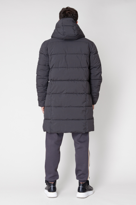 Long zip-up jacket Grey Anthracite [3]