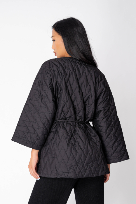 Geaca subtire cu cordon Black [2]