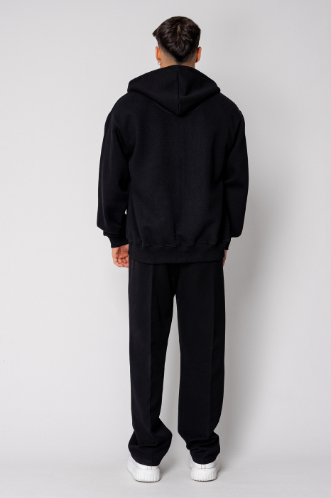 Hoodie with zip Black II [3]
