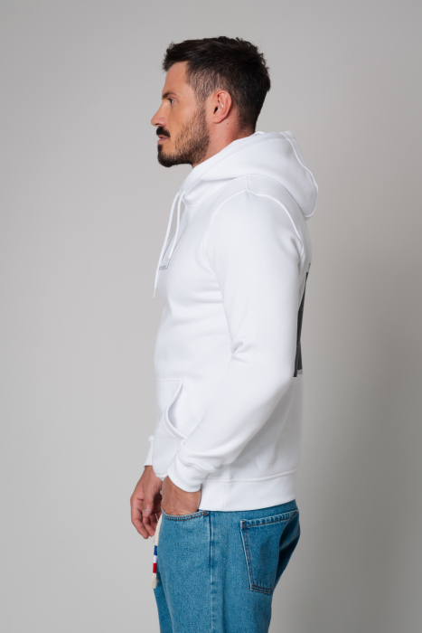 Hanorac Heavy cu gluga White [3]