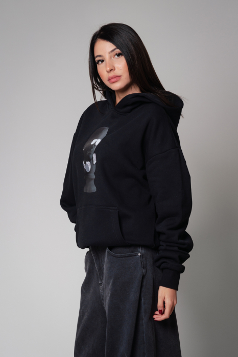 Heavy Hoodie Oversized Black [4]