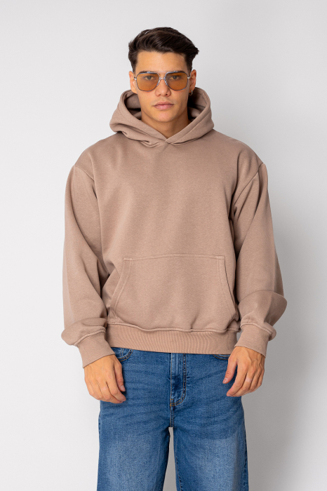 Oversized Hoodie Taupe I [2]