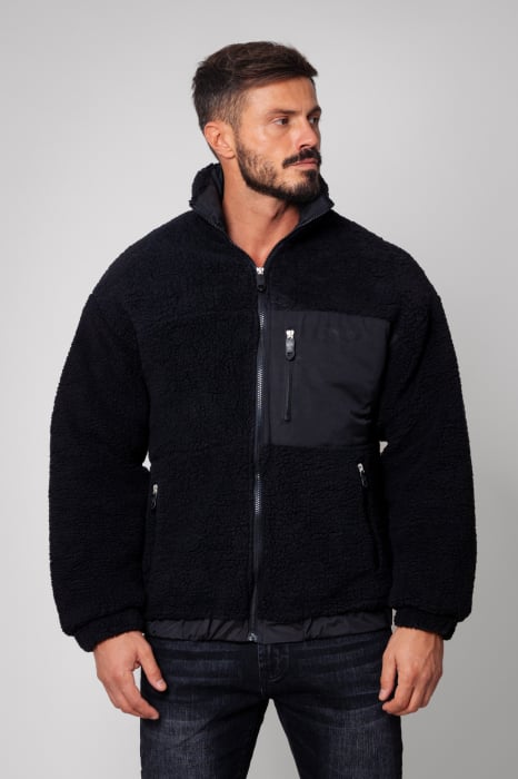 Jacheta cu fermoar Black II [4]