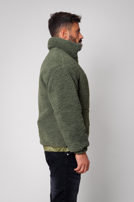 Khaki Zip Up Jacket [3]