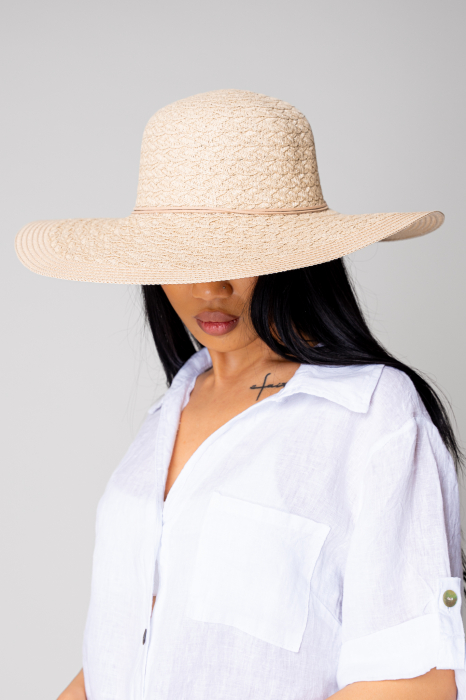 Beige Sun Hat [2]