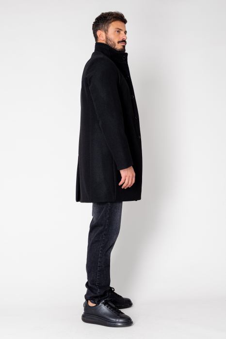 Coat with Buttons Black [2]