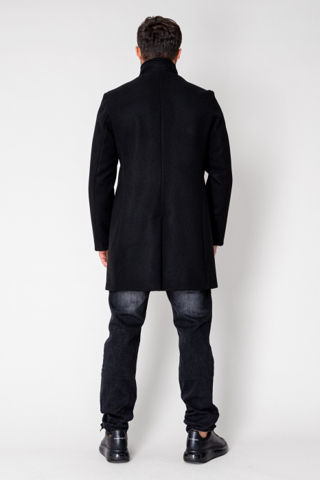 Coat with Buttons Black [3]