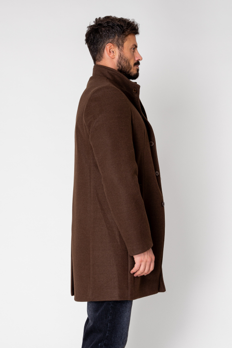 Coat with Buttons Brown [3]