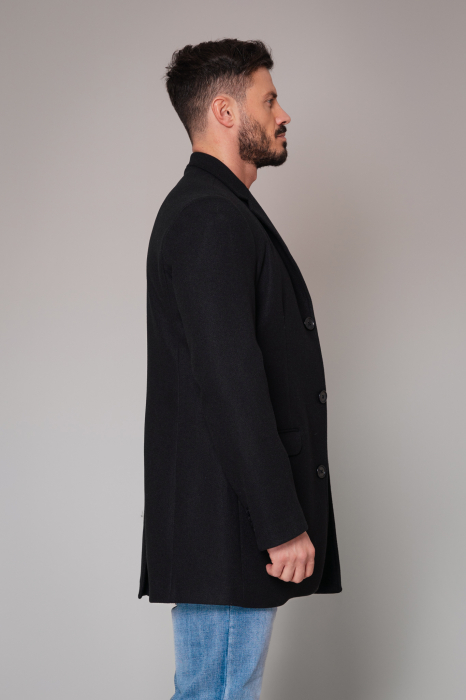 Palton cu nasturi Black New [2]