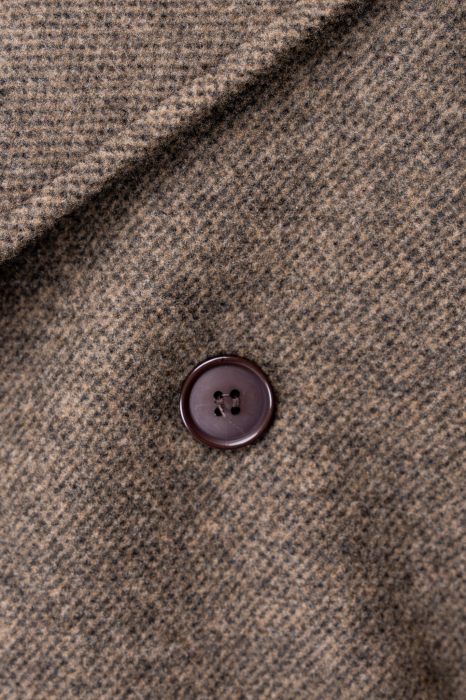 Oversized Brown Short Coat [6]