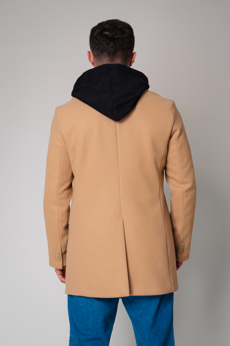 Palton cu nasturi Beige [4]