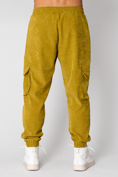 Lime Green Long Cargo Pants [3]
