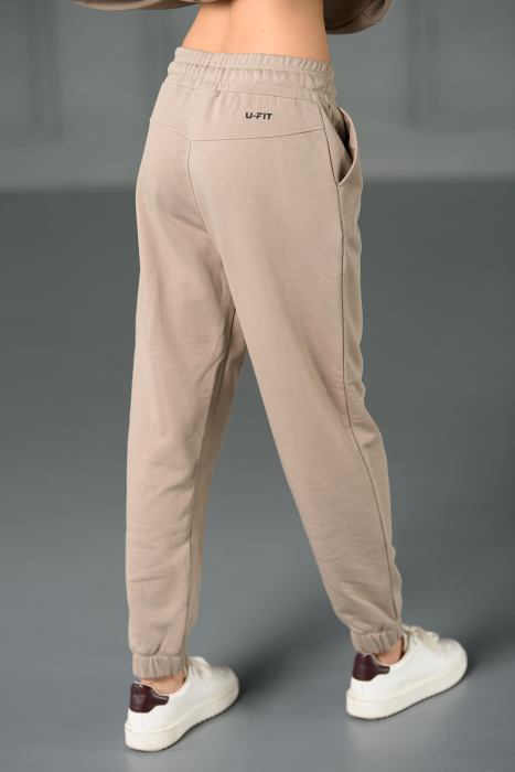Pantalon Easy-Fit Oversized Warm Taupe [2]
