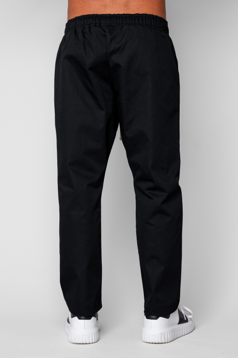 Pantalon lung cu snur Black [3]