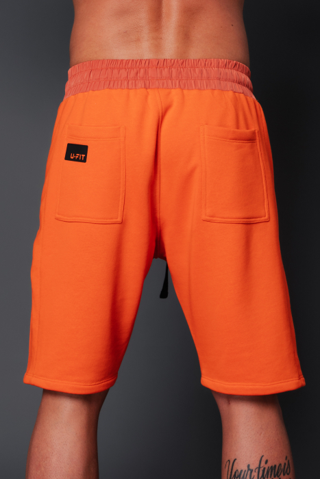 Pantalon scurt cu fas Orange [3]