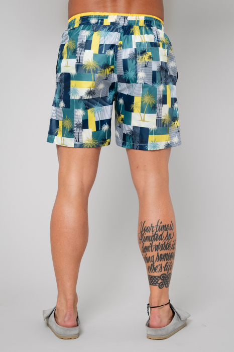 Swimming shorts Flower Palm Yellow [3]