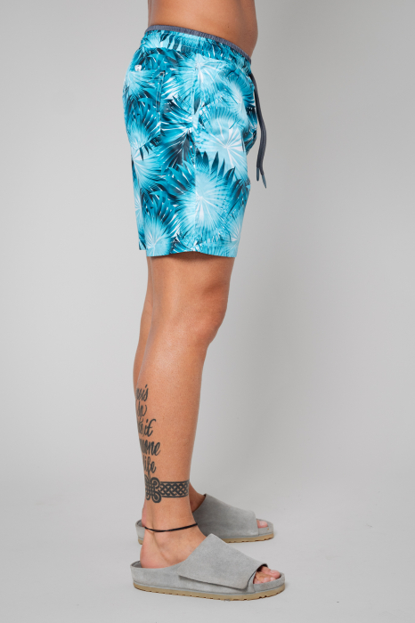 Swimming shorts Flower Leaves Blue [2]