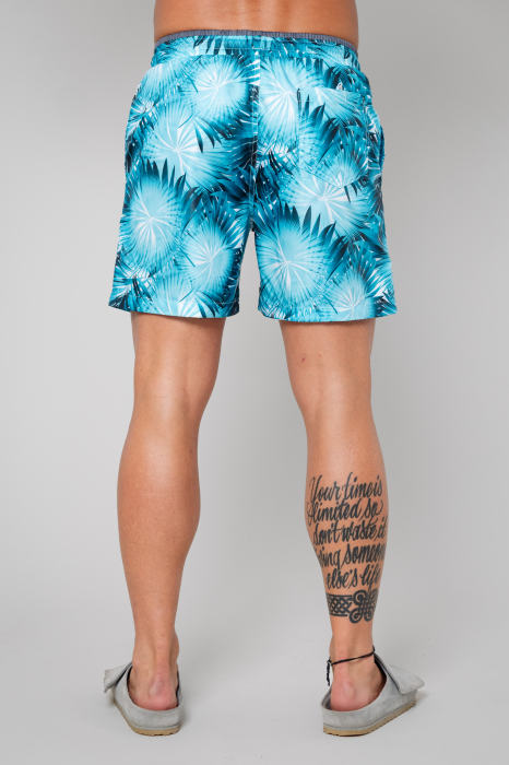 Swimming shorts Flower Leaves Blue [3]