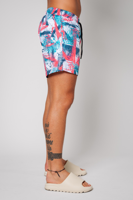 Swimming shorts Leves Fuchsia/Blue [2]