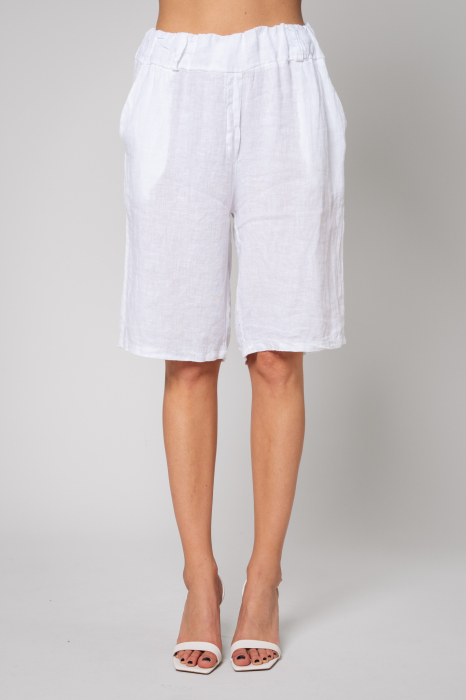 Pantaloni Scurt din 100% In White [4]
